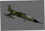 F104 Statics Aircraft for Scenery Objects